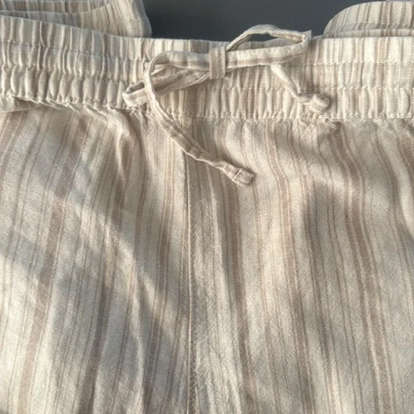 Sonoma Beige Striped pants 3X - Picture 3 of 5
